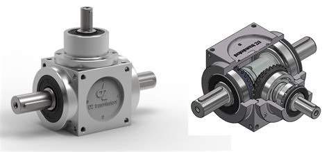 Illustration montrant différents types de renvois d'angle (mâle et femelle) et comment une tête universelle pourrait s'y adapter avec des systèmes de fixation variés.