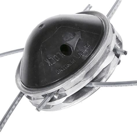 Image d'une tête de débroussailleuse Oregon Jet-Fit, mettant en avant sa conception en aluminium.