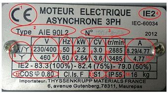 Exemple de plaque signalétique sur un moteur de débroussailleuse