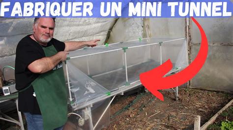 mini-tunnel de protection pour potager