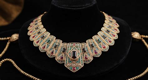 Bijoux Art Déco avec motifs géométriques
