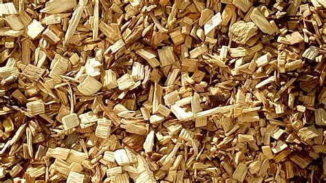 Palette de sacs de paillage en plaquettes de bois