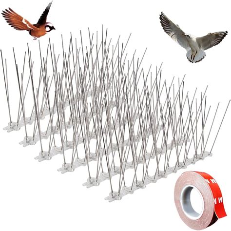 Illustration montrant les différentes méthodes de protection contre les oiseaux, incluant les effaroucheurs sonores et visuels