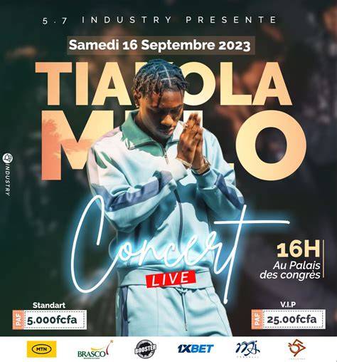 Affiche de concert à l'Archipel de Perpignan