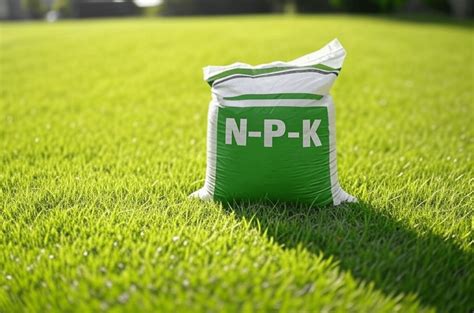 Diagramme des apports nutritionnels NPK pour le gazon