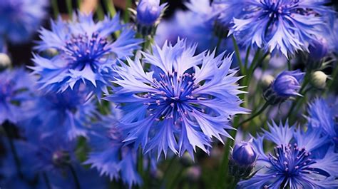 Détail des fleurs bleu azuréen du Pérovskia