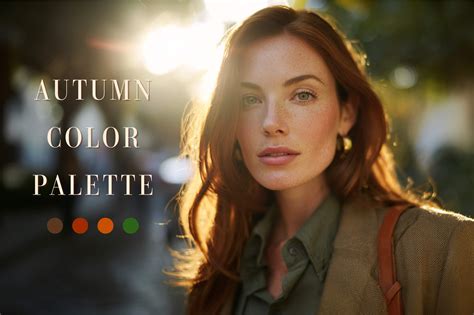 Palette de couleurs d'une aquarelle représentant un jardin en automne