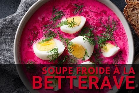 soupe froide betterave presentation