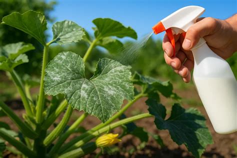 Pulvérisation d'un traitement naturel sur des plantes