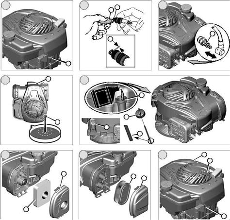 Schéma technique du moteur Briggs & Stratton 450 E-Series