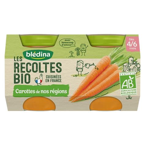 Variété de petits pots Blédina Bio