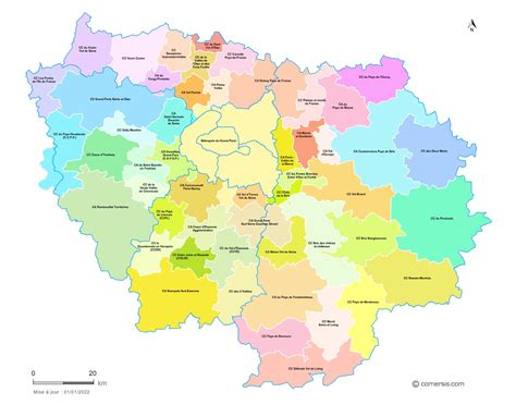 carte des lieux de cueillette en Île-de-France