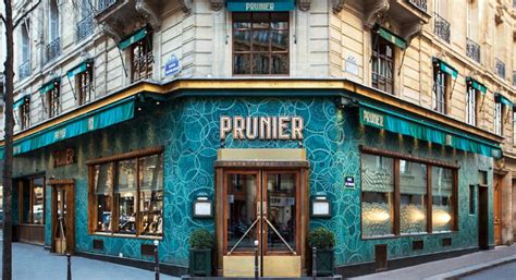 Façade historique du restaurant Prunier Avenue Victor Hugo