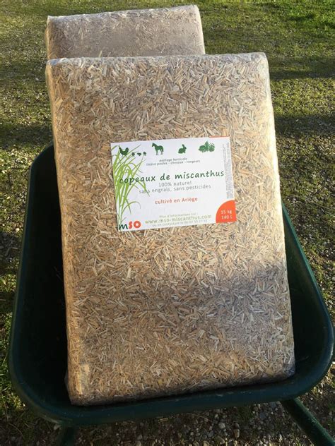 Miscanthus en petits ballots