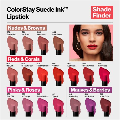 Revlon ColorStay Suede Ink lipstick swatches
