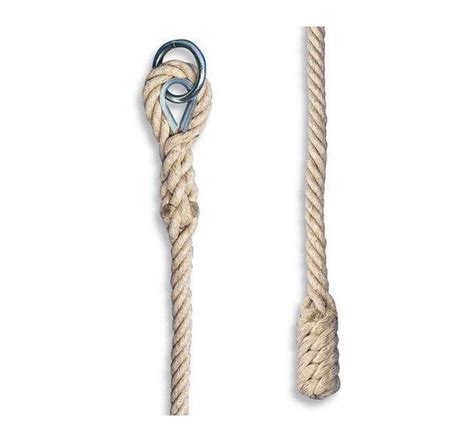 Différents types de fixations pour corde à grimper
