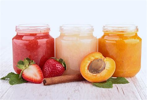 composition des purées de fruits pour bébé