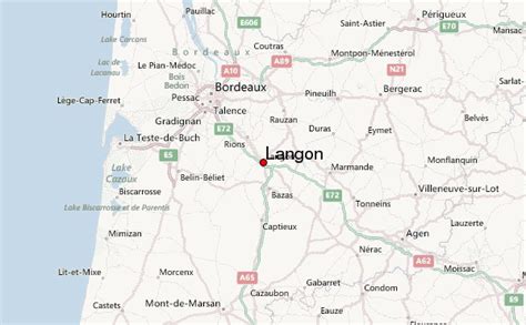 Carte géographique de Langon et des lieux du festival