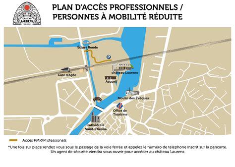 Carte d'accès au Domaine de Roussargues