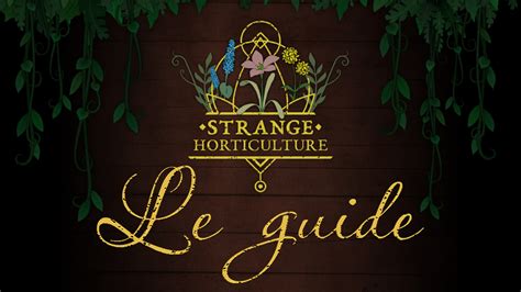 Infographie illustrant les différentes fins de Strange Horticulture et les chemins narratifs