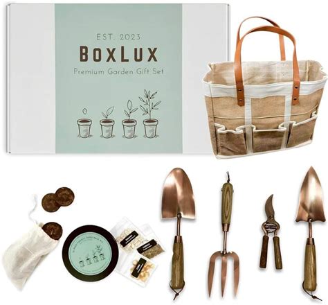 coffret d'outils de jardinage anciens