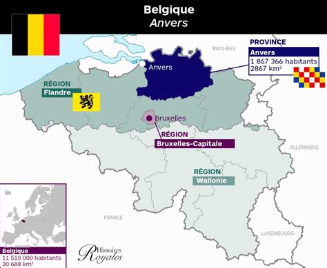 Carte schématique illustrant la proximité géographique entre Anvers et Lierre dans la province d'Anvers