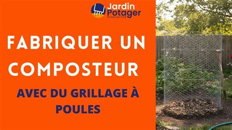 installation d'un grillage sous un composteur