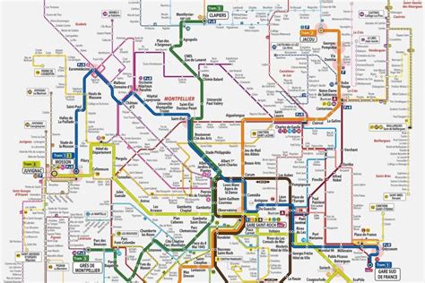 Carte des transports en commun autour du Jardin des Plantes