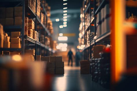 Image d'un entrepôt de distribution avec des colis prêts à être expédiés
