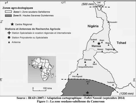 Carte de répartition des modèles de greniers traditionnels dans la zone soudano-sahélienne