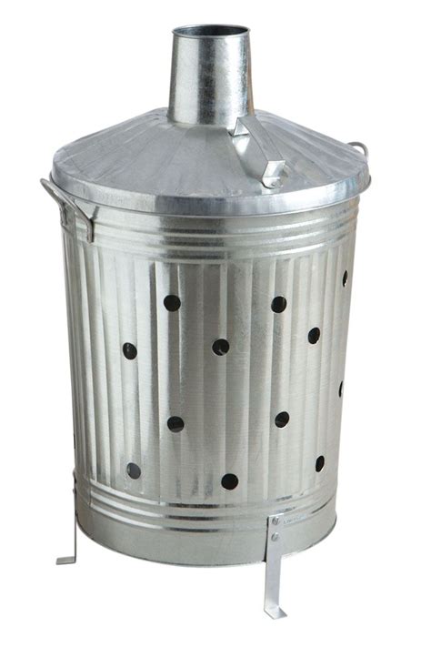 Image d'un incinérateur de jardin en métal