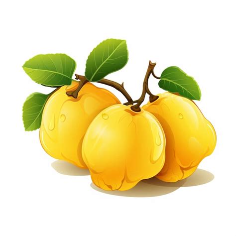 Illustration ancienne de coings