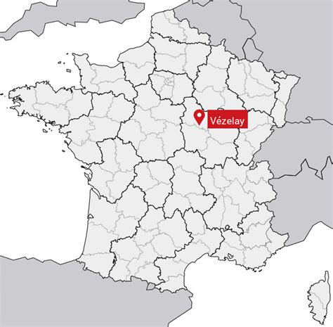 Carte ancienne du Vézelay avec parcelles identifiées
