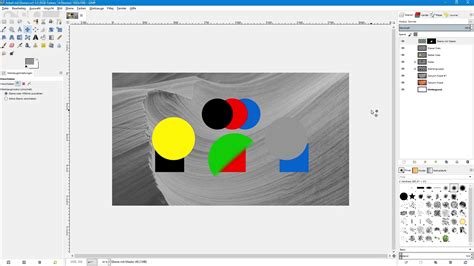 Travail avec les calques GIMP