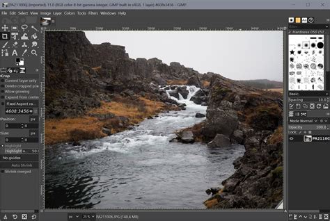 Utilisation des filtres dans GIMP