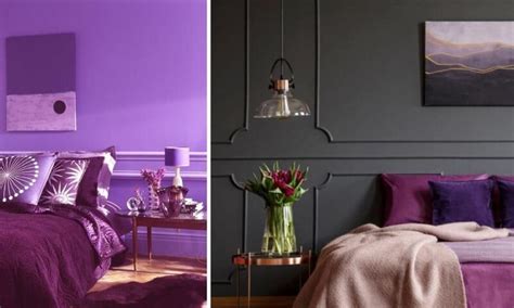 Matériaux naturels dans une chambre violette