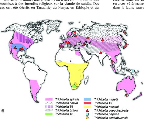 Répartition géographique mondiale du genre Plumeria