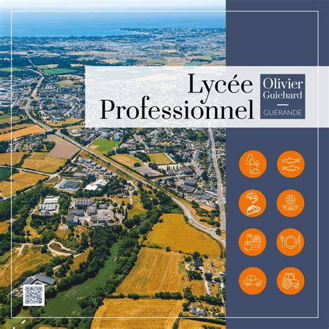 Vue aérienne du lycée Olivier Guichard et de ses environs