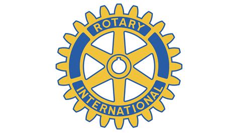 Logo du Rotary Club avec des mains jointes symbolisant la solidarité