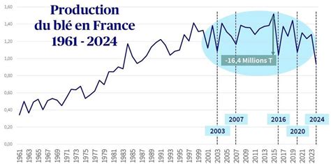 Graphique montrant l'évolution des prix du blé et du pétrole