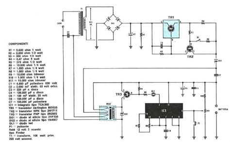 Schéma de la batterie et du chargeur du F3020