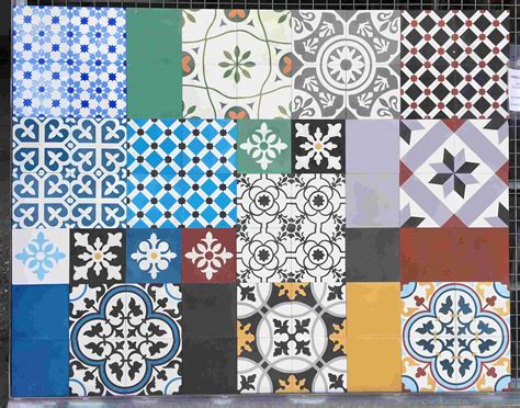 Motifs traditionnels de carreaux de ciment