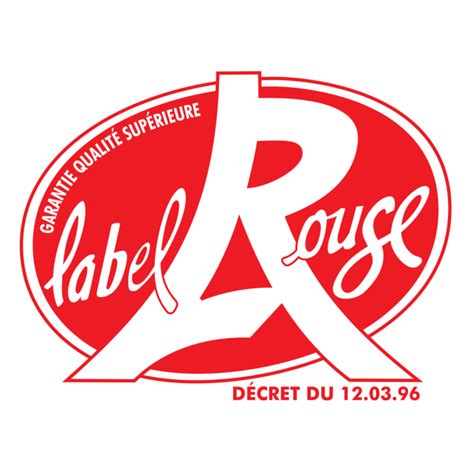 Logo du Label Rouge avec une illustration de dahlia