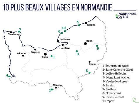 Carte des villages avec des croix de Rogations
