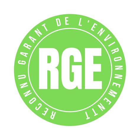 Logo RGE (Reconnu Garant de l'Environnement)