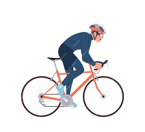 Illustration d'un cycliste urbain portant un casque moderne