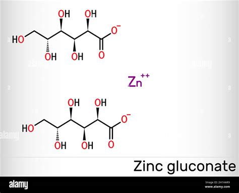 Molécule de gluconate de zinc