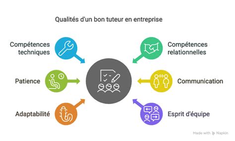 Illustration des qualités d'un bon tuteur