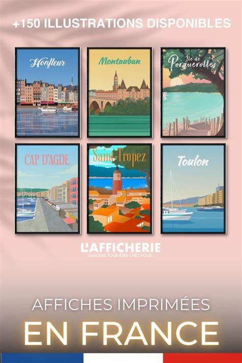 Diversité des affiches de villes bretonnes, incluant Vitré