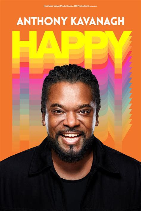 Anthony Kavanagh sur scène avec son spectacle Happy